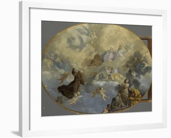 La Glorification de Saint Bernardin de Sienne-Donato Creti-Framed Giclee Print