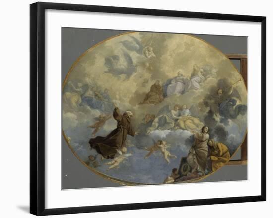 La Glorification de Saint Bernardin de Sienne-Donato Creti-Framed Giclee Print