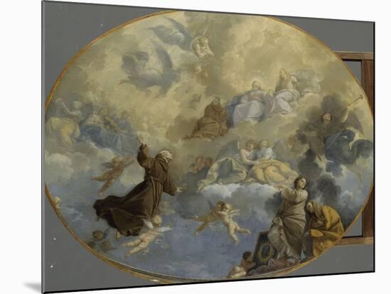 La Glorification de Saint Bernardin de Sienne-Donato Creti-Mounted Giclee Print