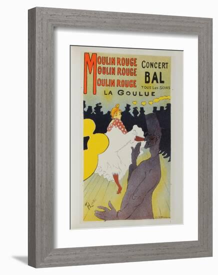 La Goulue au Moulin-Rouge-Henri de Toulouse-Lautrec-Framed Collectable Print