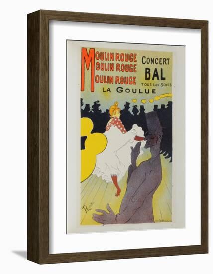 La Goulue au Moulin-Rouge-Henri de Toulouse-Lautrec-Framed Collectable Print