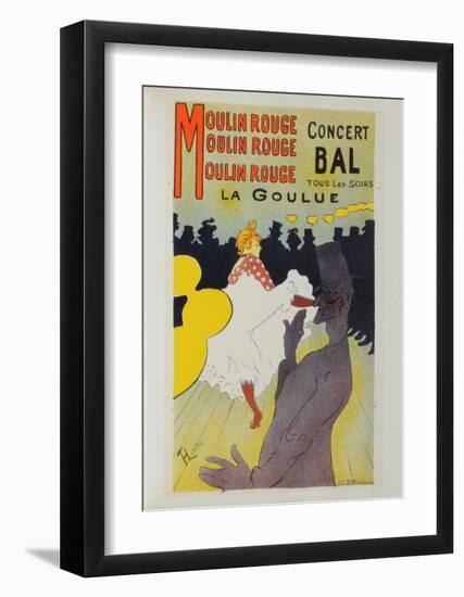 La Goulue au Moulin-Rouge-Henri de Toulouse-Lautrec-Framed Collectable Print