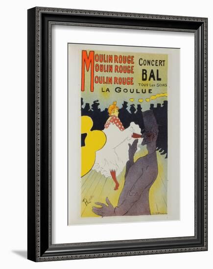 La Goulue au Moulin-Rouge-Henri de Toulouse-Lautrec-Framed Collectable Print