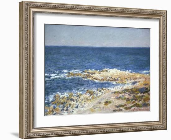 La Grande bleue-Claude Monet-Framed Giclee Print