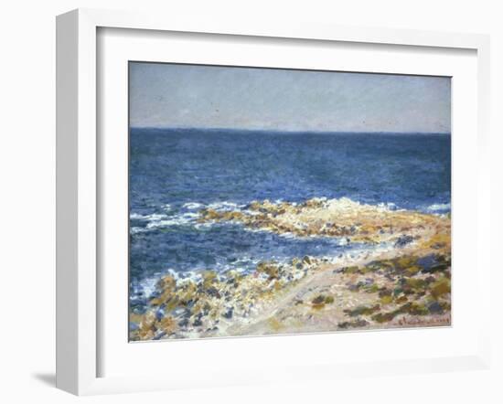 La Grande bleue-Claude Monet-Framed Giclee Print