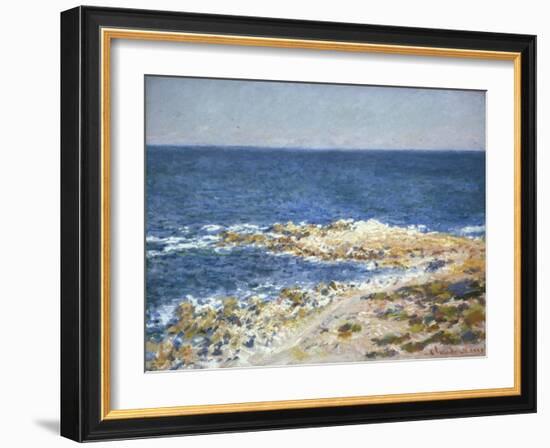 La Grande bleue-Claude Monet-Framed Giclee Print