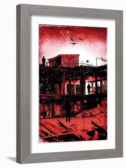 La Grande Finale 1 - Rouge-Pascal Normand-Framed Premium Giclee Print