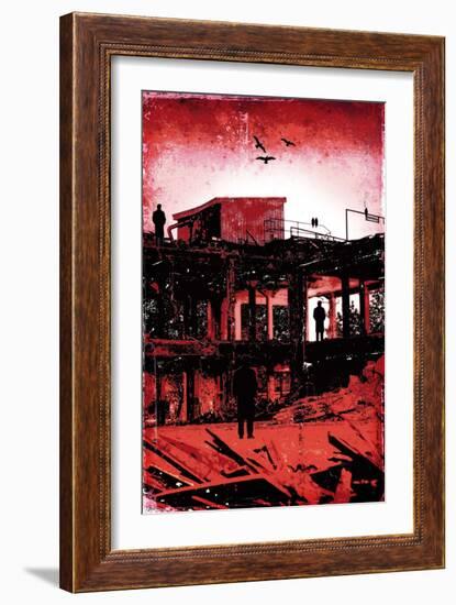 La Grande Finale 1 - Rouge-Pascal Normand-Framed Art Print