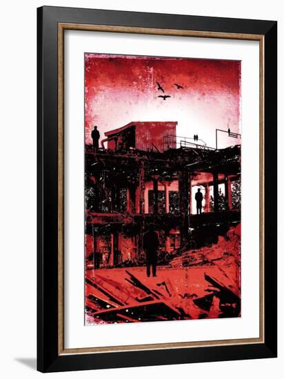 La Grande Finale 1 - Rouge-Pascal Normand-Framed Art Print