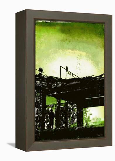 La Grande Finale 5 - Vert-Pascal Normand-Framed Stretched Canvas