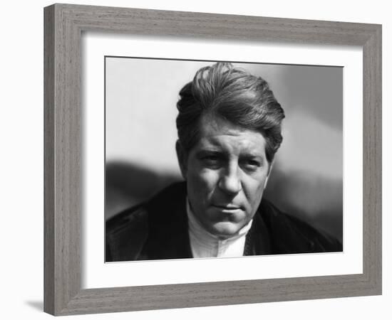 La grande Illusion by JeanRenoir with Jean Gab 1937 (b/w photo)-null-Framed Photo