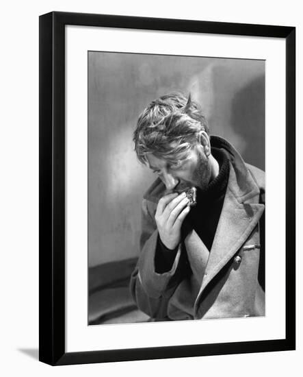 La grande Illusion by JeanRenoir with Jean Gab 1937 (b/w photo)-null-Framed Photo