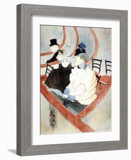 La Grande Loge' ('The Royal Box), 1896-1897-Henri de Toulouse-Lautrec-Framed Giclee Print