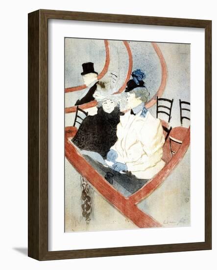 La Grande Loge' ('The Royal Box), 1896-1897-Henri de Toulouse-Lautrec-Framed Giclee Print