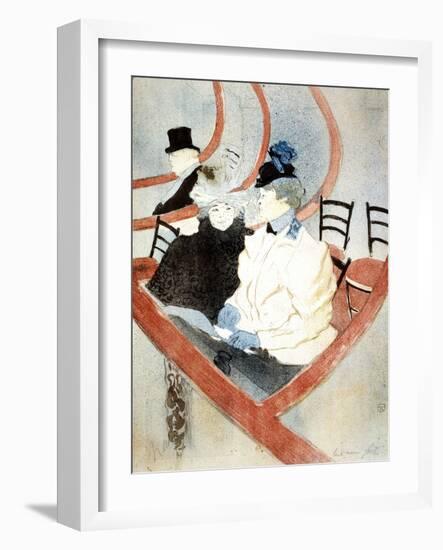 La Grande Loge' ('The Royal Box), 1896-1897-Henri de Toulouse-Lautrec-Framed Giclee Print