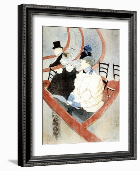 La Grande Loge' ('The Royal Box), 1896-1897-Henri de Toulouse-Lautrec-Framed Giclee Print