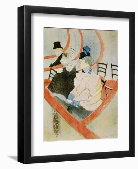 La Grande Loge-Henri de Toulouse-Lautrec-Framed Giclee Print