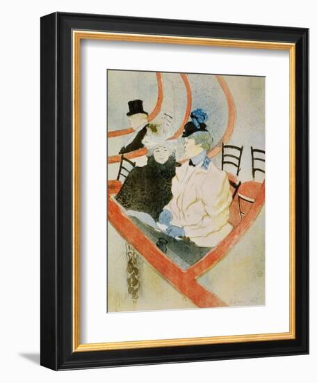 La Grande Loge-Henri de Toulouse-Lautrec-Framed Giclee Print