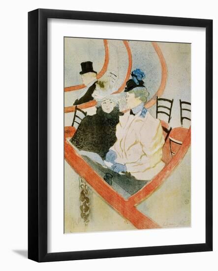 La Grande Loge-Henri de Toulouse-Lautrec-Framed Giclee Print