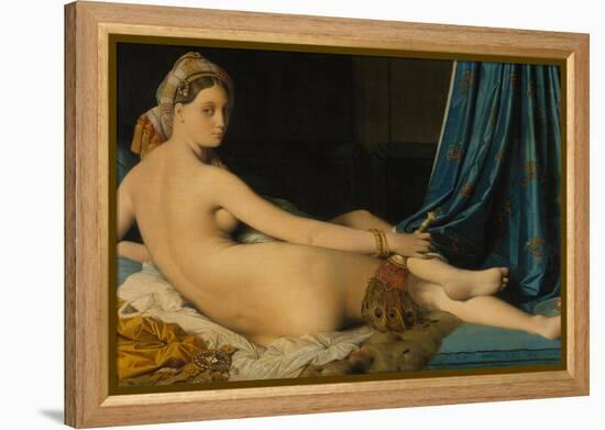 La Grande Odalisque, 1814-Jean-Auguste-Dominique Ingres-Framed Premier Image Canvas