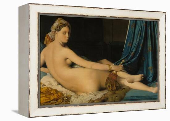 La Grande Odalisque, 1814-Jean-Auguste-Dominique Ingres-Framed Premier Image Canvas