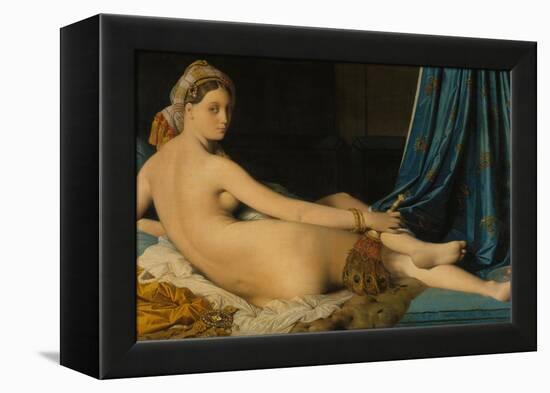 La Grande Odalisque, 1814-Jean-Auguste-Dominique Ingres-Framed Premier Image Canvas