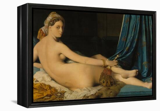 La Grande Odalisque, 1814-Jean-Auguste-Dominique Ingres-Framed Premier Image Canvas