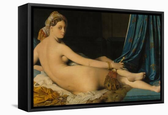 La Grande Odalisque, 1814-Jean-Auguste-Dominique Ingres-Framed Premier Image Canvas