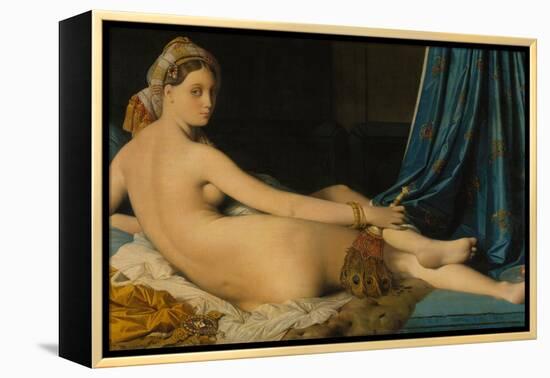 La Grande Odalisque, 1814-Jean-Auguste-Dominique Ingres-Framed Premier Image Canvas