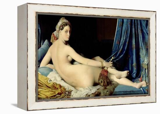 La Grande Odalisque-Jean-Auguste-Dominique Ingres-Framed Premier Image Canvas