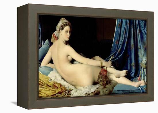 La Grande Odalisque-Jean-Auguste-Dominique Ingres-Framed Premier Image Canvas