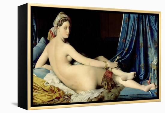 La Grande Odalisque-Jean-Auguste-Dominique Ingres-Framed Premier Image Canvas