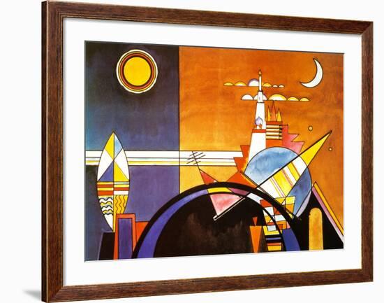 La Grande Piazza a Kiev-Wassily Kandinsky-Framed Art Print