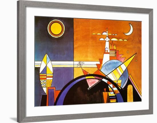 La Grande Piazza a Kiev-Wassily Kandinsky-Framed Art Print