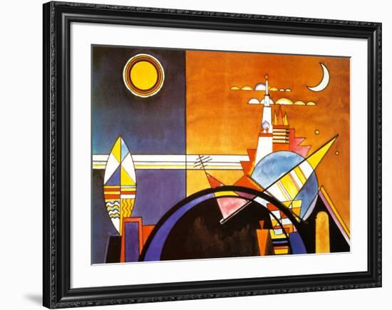 La Grande Piazza a Kiev-Wassily Kandinsky-Framed Art Print