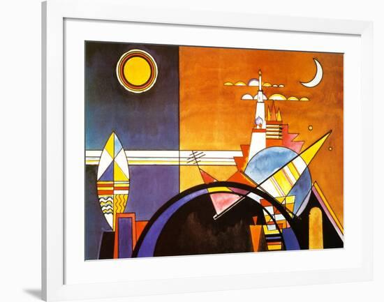 La Grande Piazza a Kiev-Wassily Kandinsky-Framed Art Print