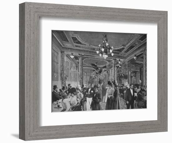 'La Grande Salle Du Cafe Americain', 1900-Unknown-Framed Photographic Print