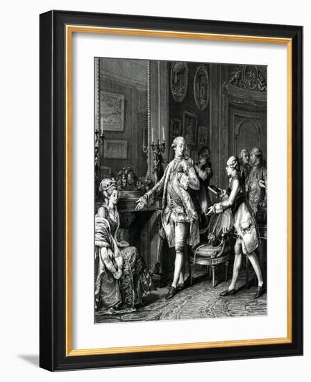 La Grande Toilette, C.1780-Jean Michel the Younger Moreau-Framed Giclee Print