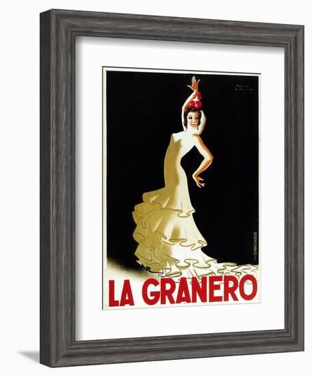 La Granero Theater-Lantern Press-Framed Art Print