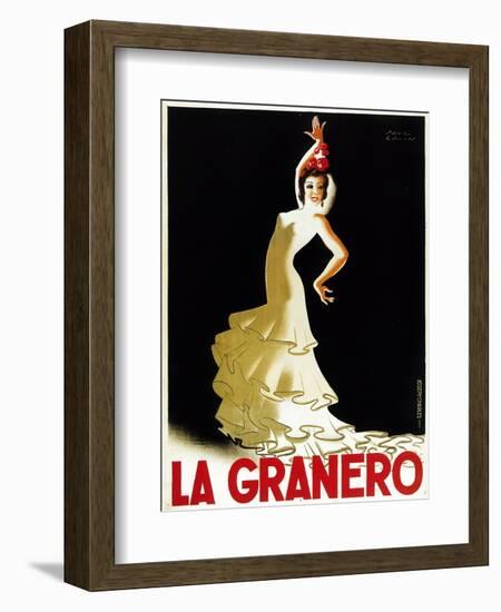 La Granero Theater-Lantern Press-Framed Art Print