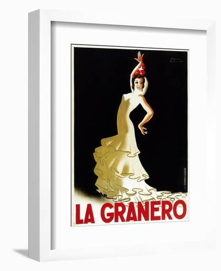 La Granero Theater-Lantern Press-Framed Art Print