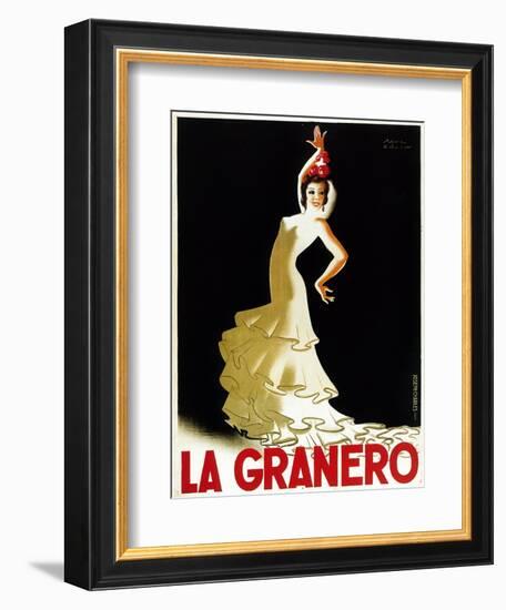 La Granero Theater-Lantern Press-Framed Art Print