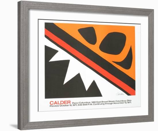 La Grenouille et la Scie (small)-Alexander Calder-Framed Collectable Print