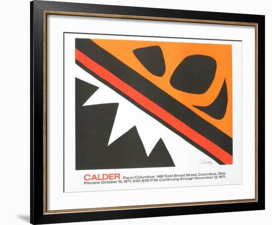 La Grenouille et la Scie (small)-Alexander Calder-Framed Collectable Print