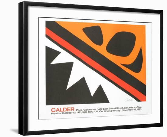 La Grenouille et la Scie (small)-Alexander Calder-Framed Collectable Print