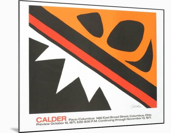 La Grenouille et la Scie (small)-Alexander Calder-Mounted Collectable Print