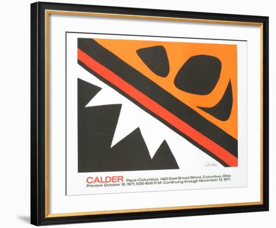 La Grenouille et la Scie (small)-Alexander Calder-Framed Collectable Print