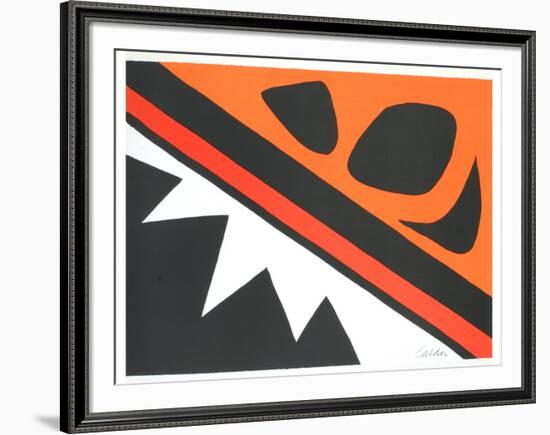 La Grenouille et la Scie-Alexander Calder-Framed Art Print