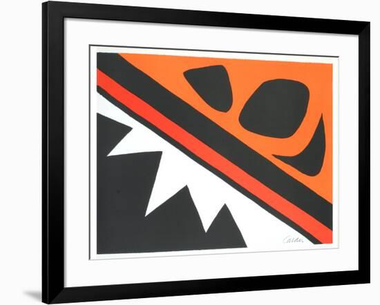 La Grenouille et la Scie-Alexander Calder-Framed Art Print