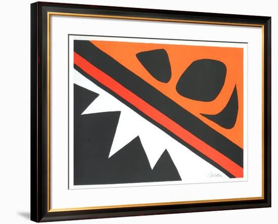 La Grenouille et la Scie-Alexander Calder-Framed Art Print
